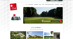Desktop Screenshot of leclub-golf.com