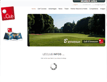 Tablet Screenshot of leclub-golf.com
